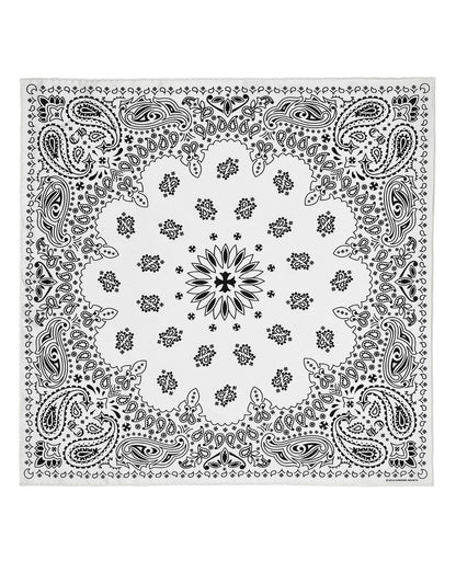 CHROME HEARTS -WHITE SILK BANDANA
