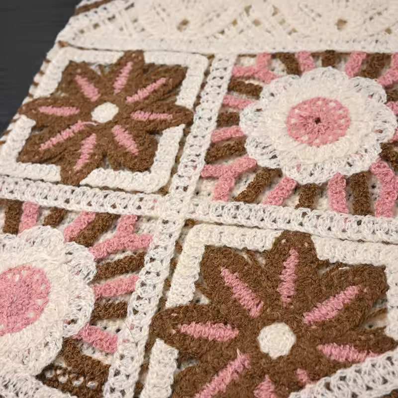 Granny Square Crochet Vest Woman