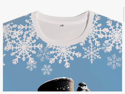 Christmas Sweatshirts for Women:Funny Snowman Printing Xmas Holiday Crewneck Long Sleeve Pullover Top