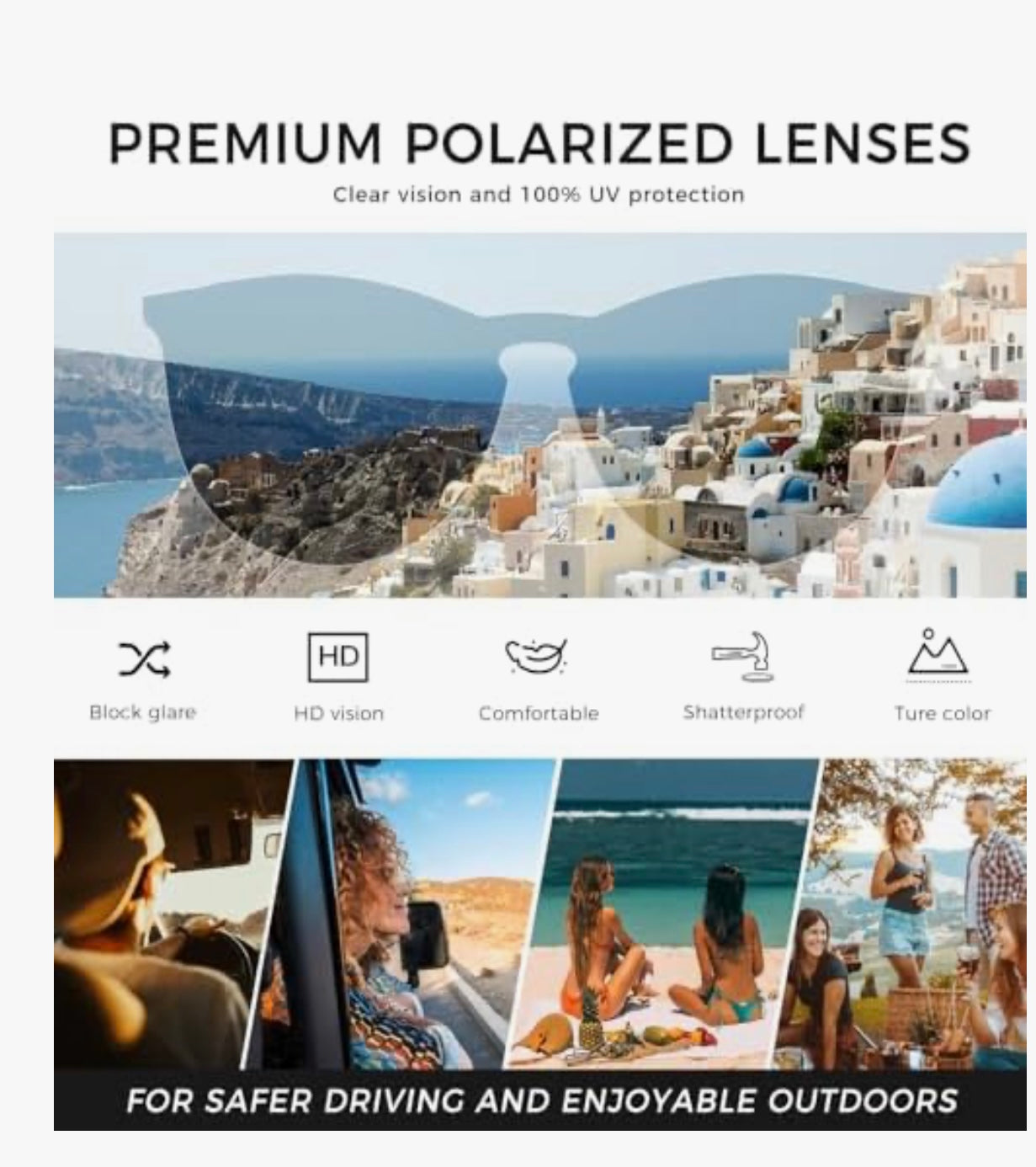 SUNGAIT Vintage Round Sunglasses