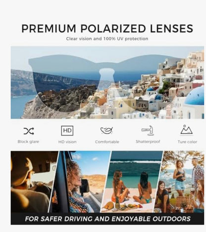 SUNGAIT Vintage Round Sunglasses