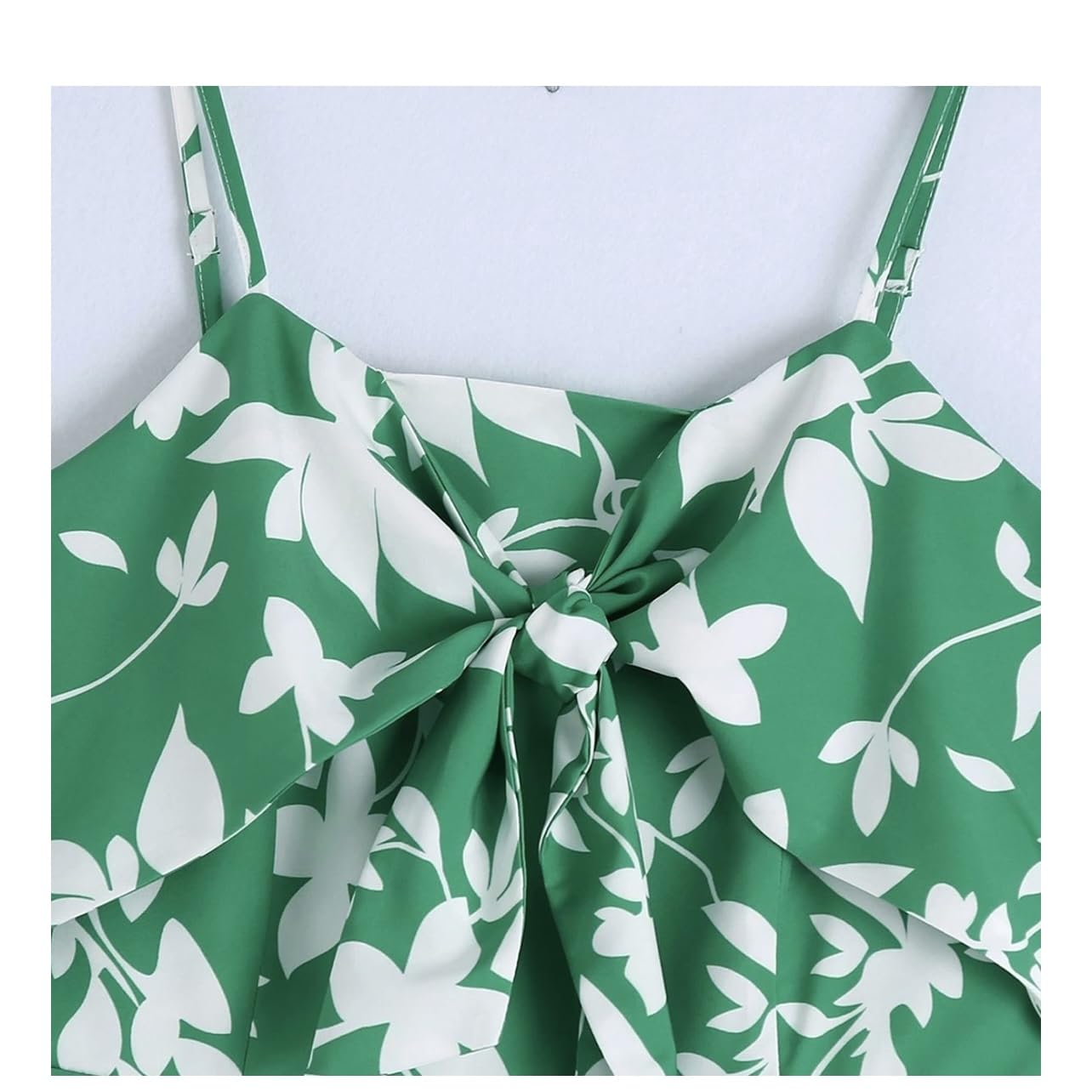 Botanical Green Floral Dress (M)