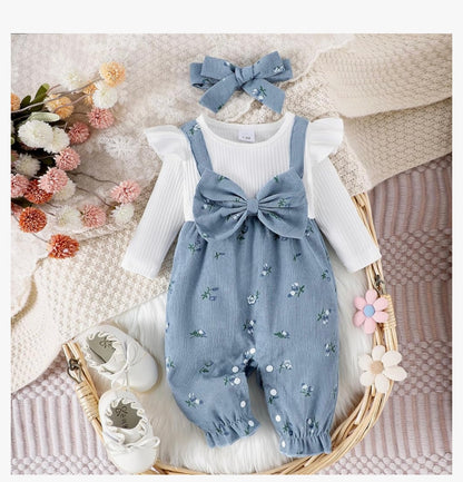 Newborn Baby Girl Clothes Long Sleeve